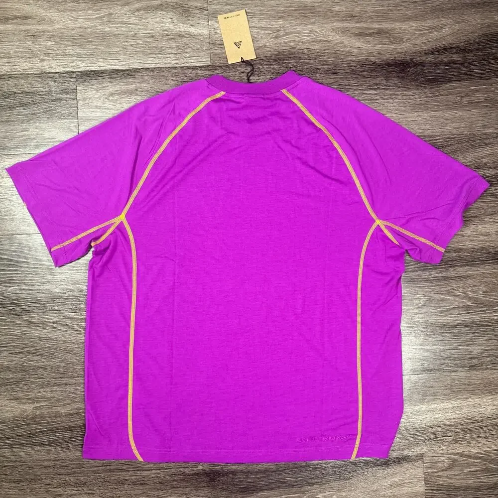 Nike ACG Dri-FIT ADV Goat Rocks Graphic T-Shirt Purple HJ2881-551 Men's Large